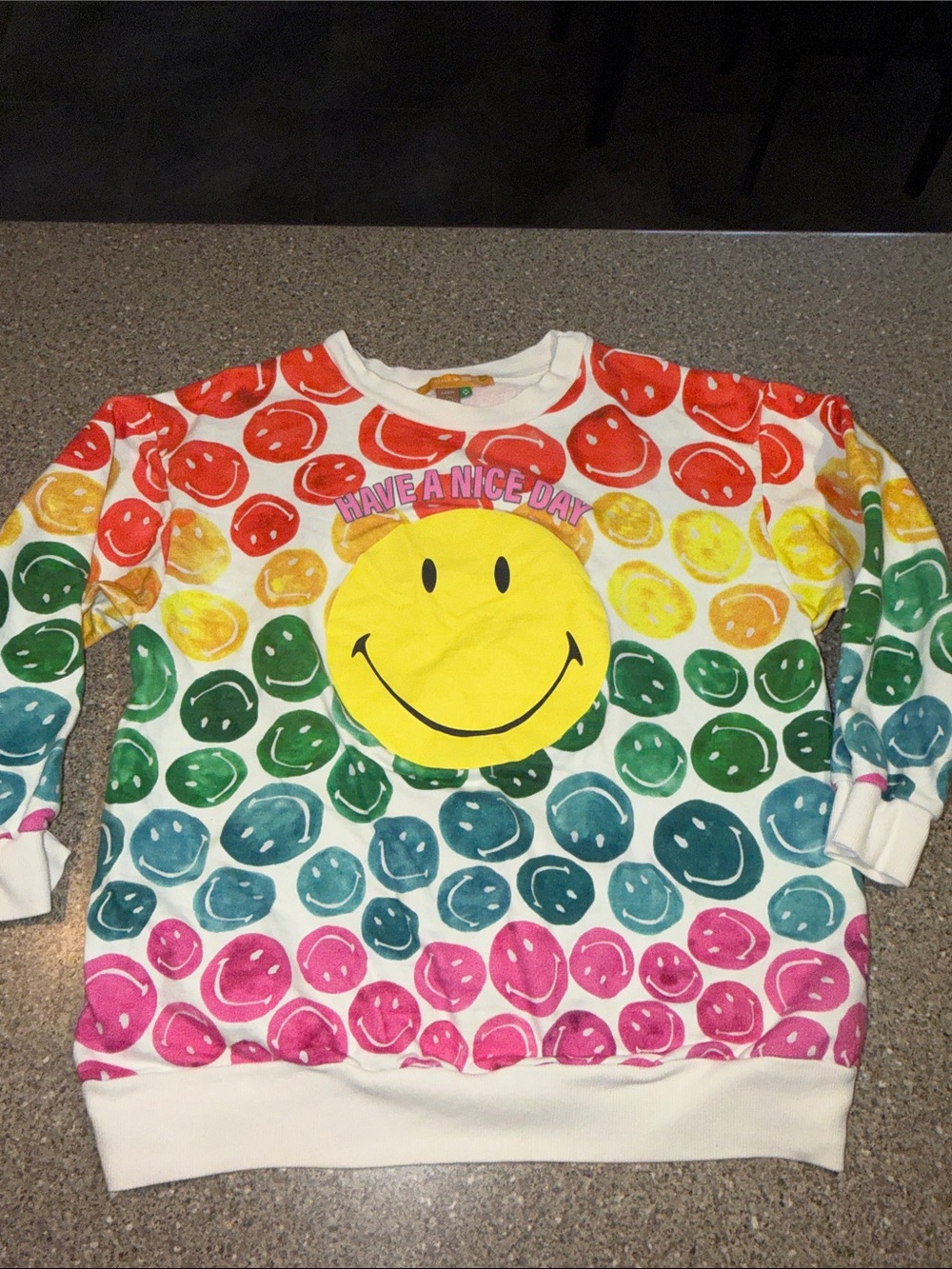 FARM Rio Rainbow Smiley Sweatshirt